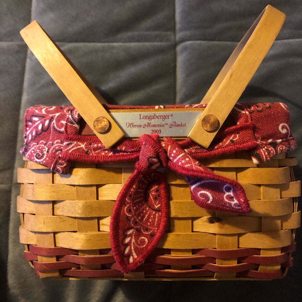 Longaberger Woven memories basket